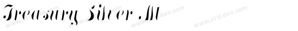 Treasury Silver Alt字体转换